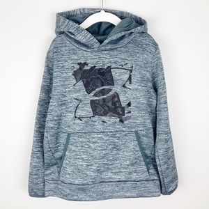 Under Armour - XS Boys Gray Hoodie